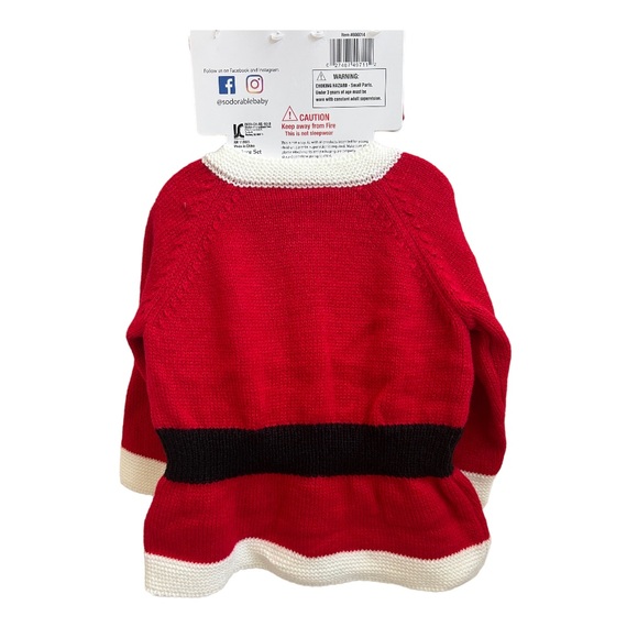 Santa Holiday Baby Girls 2pc Set - Picture 3 of 3